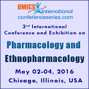 2nd International Conference and Exhibition on Pharmacology & Ethnopharmacology on May 02-04, 2016 at Chicago, USA