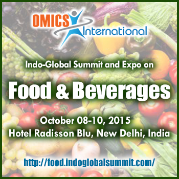 Food India 2015-Indo Global Summit and Expo on Food and Beverages, October 8-10 2015, New Delhi India